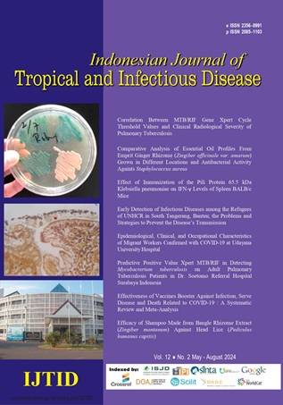 Indonesian Journal of Tropical and Infections Disease - Vol. 12 No. 2 (2024)
