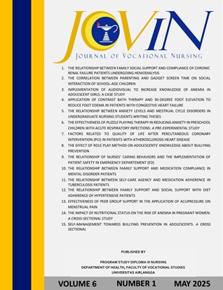 Journal of Vocational Nursing (JoViN) - Vol. 6 No. 1 (2025)