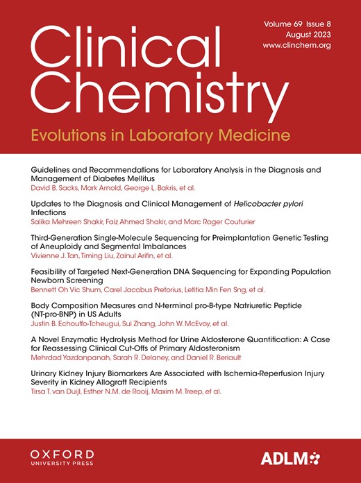 Clinical Chemistry (Association for Diagnostics & Laboratory Medicine) - Volume 69, Issue 8 August 2023
