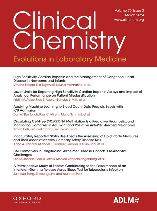 Clinical Chemistry (Association for Diagnostics & Laboratory Medicine) - Volume 70, Issue 12 December 2024