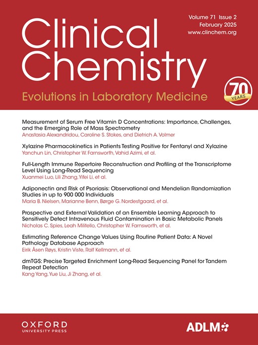 Clinical Chemistry (Association for Diagnostics & Laboratory Medicine) - Volume 71, Issue 2 February 2025