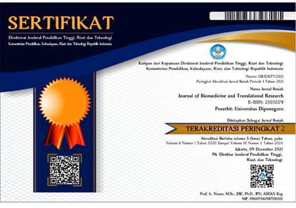 Journal of Biomedicine and Translational Research (JBTR) - Vol 11 No 1 2025