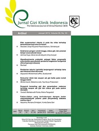 Jurnal Gizi Klinik Indonesia - Vol. 21 No. 3 2025 Januari