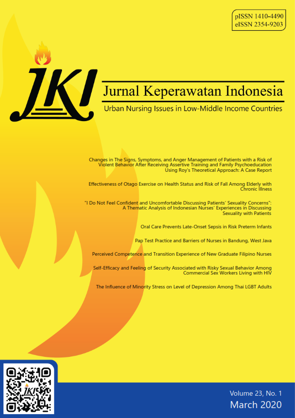 Jurnal Keperawatan Indonesia Vol. 23 No. 1 (2020) March