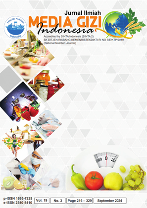 Media Gizi Indonesia - Vol. 19 No. 3 (2024)