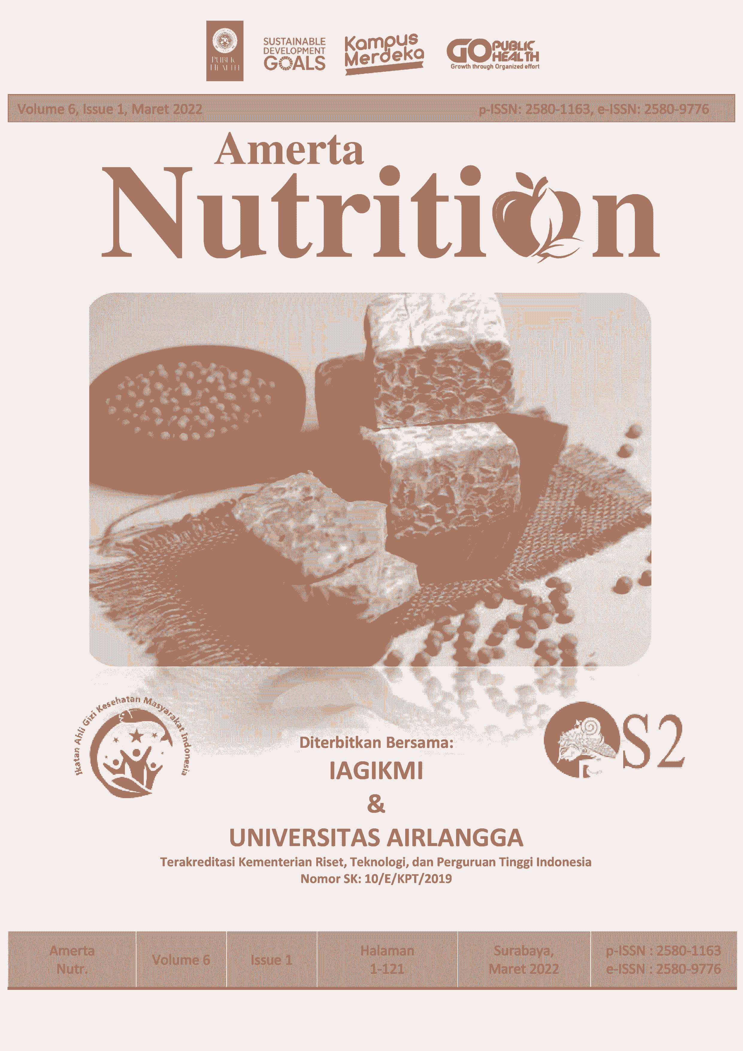 Amerta Nutrition - Vol. 6 No. 1 (2022)