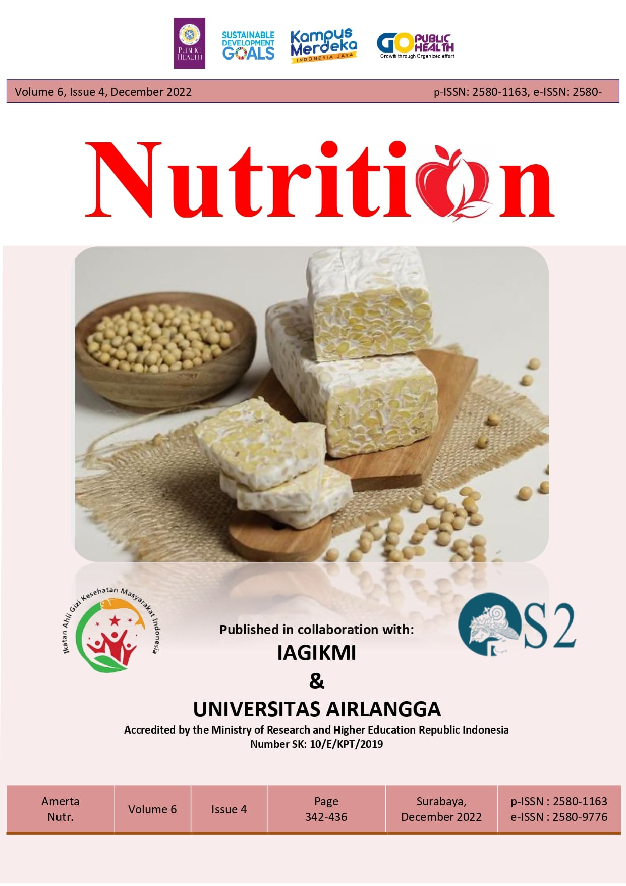 Amerta Nutrition - Vol. 6 No. 4 (2022)