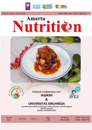 Amerta Nutrition - Vol. 9 No. 2 (2025)