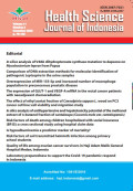 Health Science Journal of Indonesia (HSJI) - Vol 11 No 2 2020