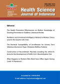 Health Science Journal of Indonesia (HSJI) - Vol 13 No 2 2022