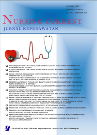 Nursing Current Journal Vol 9, No 2 (2021)