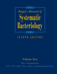 Bergey's manual of systematic bacteriology - Edition 2