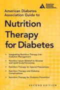 American diabetes association guide to - nutrition therapy for diabetes. Edition 2