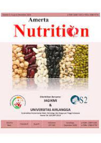 Amerta Nutrition Vol 4 No 4 (2020)