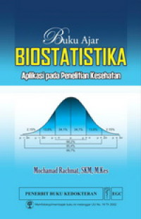 Buku ajar biostatistika : Aplikasi pada penelitian kesehatan