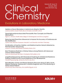 Clinical Chemistry (Association for Diagnostics & Laboratory Medicine) -  Volume 69, Issue 10, October 2023