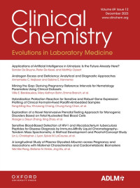Clinical Chemistry (Association for Diagnostics & Laboratory Medicine) -  Volume 69, Issue 12 December 2023