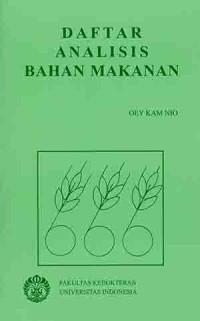 Daftar analisis bahan makanan