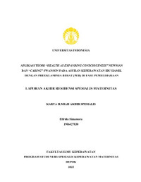 KIAS - APLIKASI TEORI “HEALTH AS EXPANDING CONSCIOUSNESS” NEWMAN
DAN “CARING” SWANSON PADA ASUHAN KEPERAWATAN IBU HAMIL
DENGAN PREEKLAMPSIA BERAT (PEB) DI FASE PEMELIHARAAN