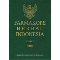 Farmakope Herbal Indonesia Edisi 1.