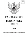 Farmakope Indonesia. Edisi 6 2020