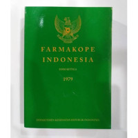 Farmakope Indonesia Edisi 3