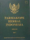 Farmakope herbal indonesia Edisi 2 2017