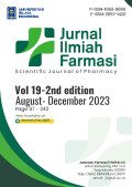 Jurnal Ilmiah Farmasi - Vol. 19 No. 2 (2023)