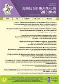 Jurnal Gizi dan Pangan Soedirman - Media Ilmiah Penelitian Gizi dan Pangan Vol. 6 No. 1 2022