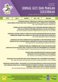 Jurnal Gizi dan Pangan Soedirman - Media Ilmiah Penelitian Gizi dan Pangan Vol. 7 No. 1 2023