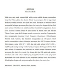 Hubungan Penerapan Diet Gluten Free Casein Free Dengan Aktivitias Fisik Anak Autism Spectrum Disorder (ASD)