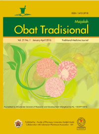 MAJALAH OBAT TRADISONAL Vol. 22 2017