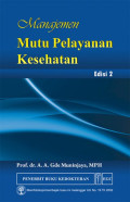 Manajemen Mutu Pelayanan Kesehatan Edisi 2