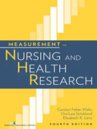 Measurement in nursing and health research. Edition 4