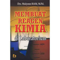 Membuat reagen kimia di laboratorium