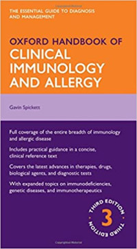 Oxford handbook of clinical immunology and allergy. Edition 3