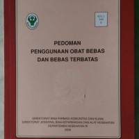 Pedoman penggunaan obat bebas dan bebas terbatas