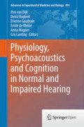 Advanced in experimental medicine and biology - Physiology, psychoacoustics and cognition in normal and impaired hearing