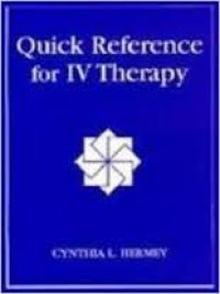 Quick reference for IV therapy