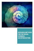 Research Methods for the Social Sciences - An Introduction