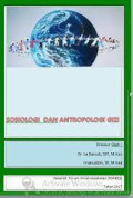 Sosiologi dan Antropologi Gizi