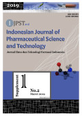 Indonesian Journal of Pharmaceutical Science and Technology - IJPST Suppl. 2, No. 2 (2019)