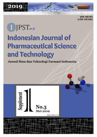 Indonesian Journal of Pharmaceutical Science and Technology  - IJPST Suppl. 2, No. 3 (2019)