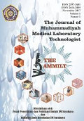 The Journal Muhammadiyah Medical Laboratory Technologist Vol. 1 No. 2 November 2017