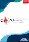 Critical Medical and Surgical Nursing Journal (CMSNJ) - Vol. 10 No. 1 (2021)