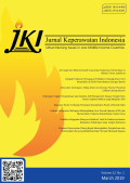 Jurnal Keperawatan Indonesia - Vol. 22 No. 1 (2019): March