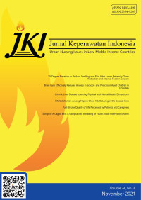 Jurnal keperawatan Indonesia - Vol. 24 No. 3 (2021)