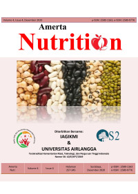 Amerta Nutrition - Vol. 4 No. 4 (2020)