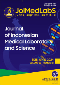 Journal of Indonesian Medical Laboratory and Science - Vol. 5 No. 1