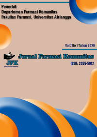 Jurnal Farmasi Komunitas (JFK) - Vol. 7 No. 1 (2020)